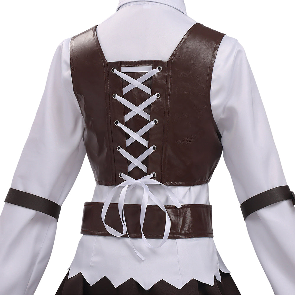 Eris Greyrat beige braun Kostüm Set Mushoku Tensei: Jobless Reincarnation Eris Greyrat Cosplay Outfit