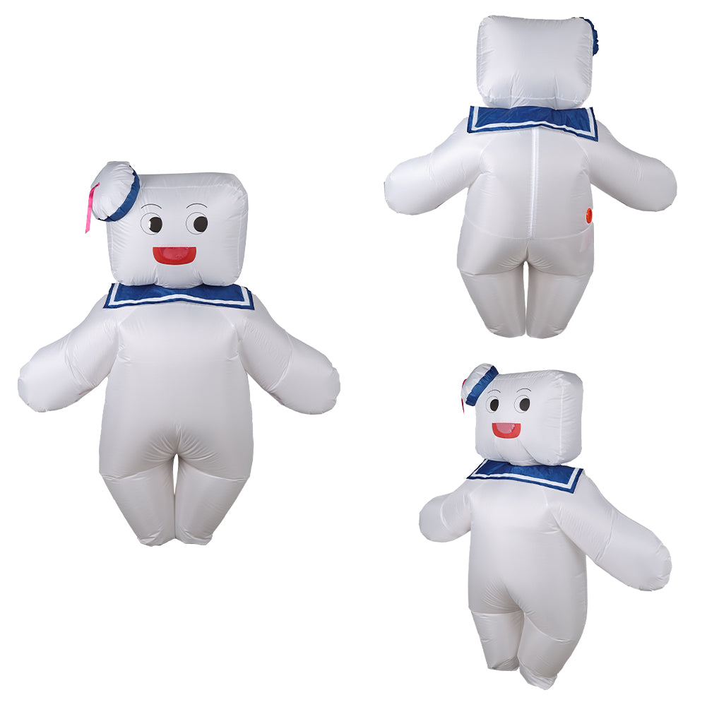 Erwachsene Aufblasbare Anzüge Stay Puft Marshmallow Cosplay Kostüm Outfits Halloween Karneval Anzug Ghostbusters