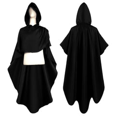 Erwachsene Cosplay Kostüm Outfits Halloween Karneval Anzug Halloween retro mittelalterliche Ritter mittlere Länge Kapuzenumhang