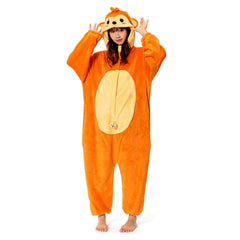 Erwachsene Herbst und Winter Affe Cosplay Kostüm Pyjamas Affenkostüm Outfits Halloween Karneval Party Anzug