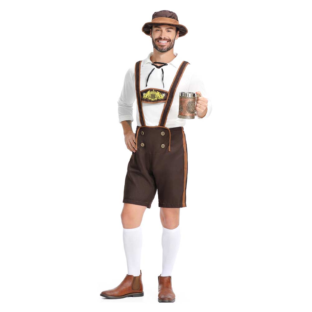 Erwachsene Münchener Oktoberfest Bierfest Kleidung Halloween Fasching Party Anzug