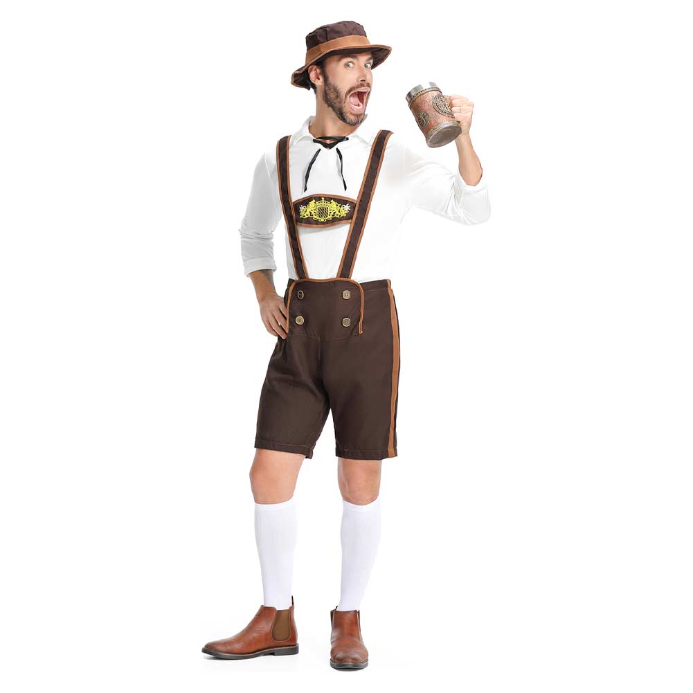 Erwachsene Münchener Oktoberfest Bierfest Kleidung Halloween Fasching Party Anzug