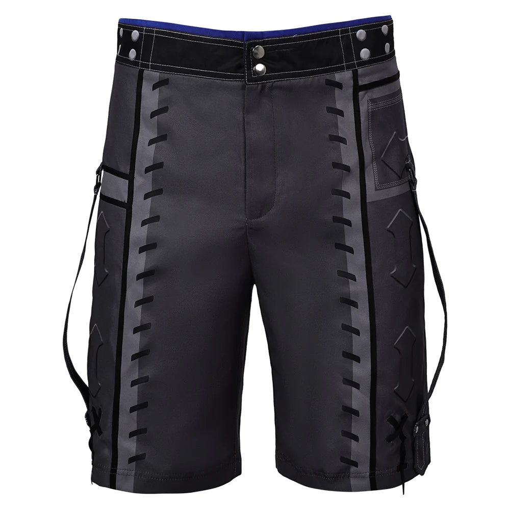 Final Fantasy VII Cloud Strife blaues T-Shirt Sommer Shirts