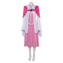 Final Fantasy VII Aerith Gainsborough rosa Kleid Cosplay Kostüm Set