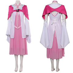 Final Fantasy VII Aerith Gainsborough rosa Kleid Cosplay Kostüm Set