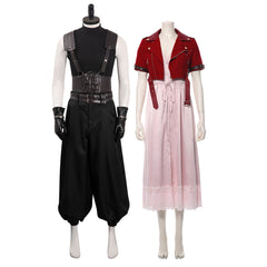 Final Fantasy Zack Fair Aerith Aeris Gainsborough Couple Cosplay