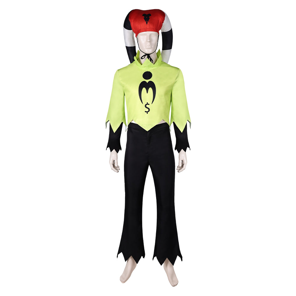 Fizzarolli gelb Kostüm Set Helluva Boss Fizzarolli Cosplay Outfits