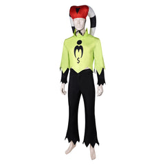 Fizzarolli gelb Kostüm Set Helluva Boss Fizzarolli Cosplay Outfits