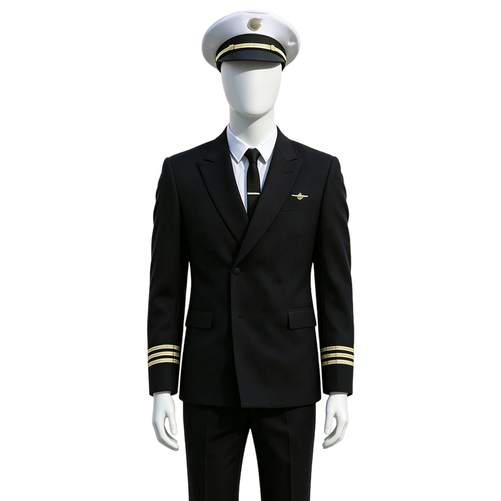 Frank Abagnale Jr. schwarz Kostüm Set Catch Me If You Can Frank Abagnale Jr. Cosplay Outfit