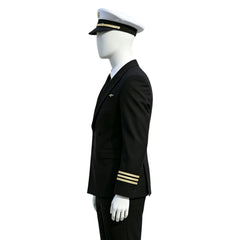 Frank Abagnale Jr. schwarz Kostüm Set Catch Me If You Can Frank Abagnale Jr. Cosplay Outfit