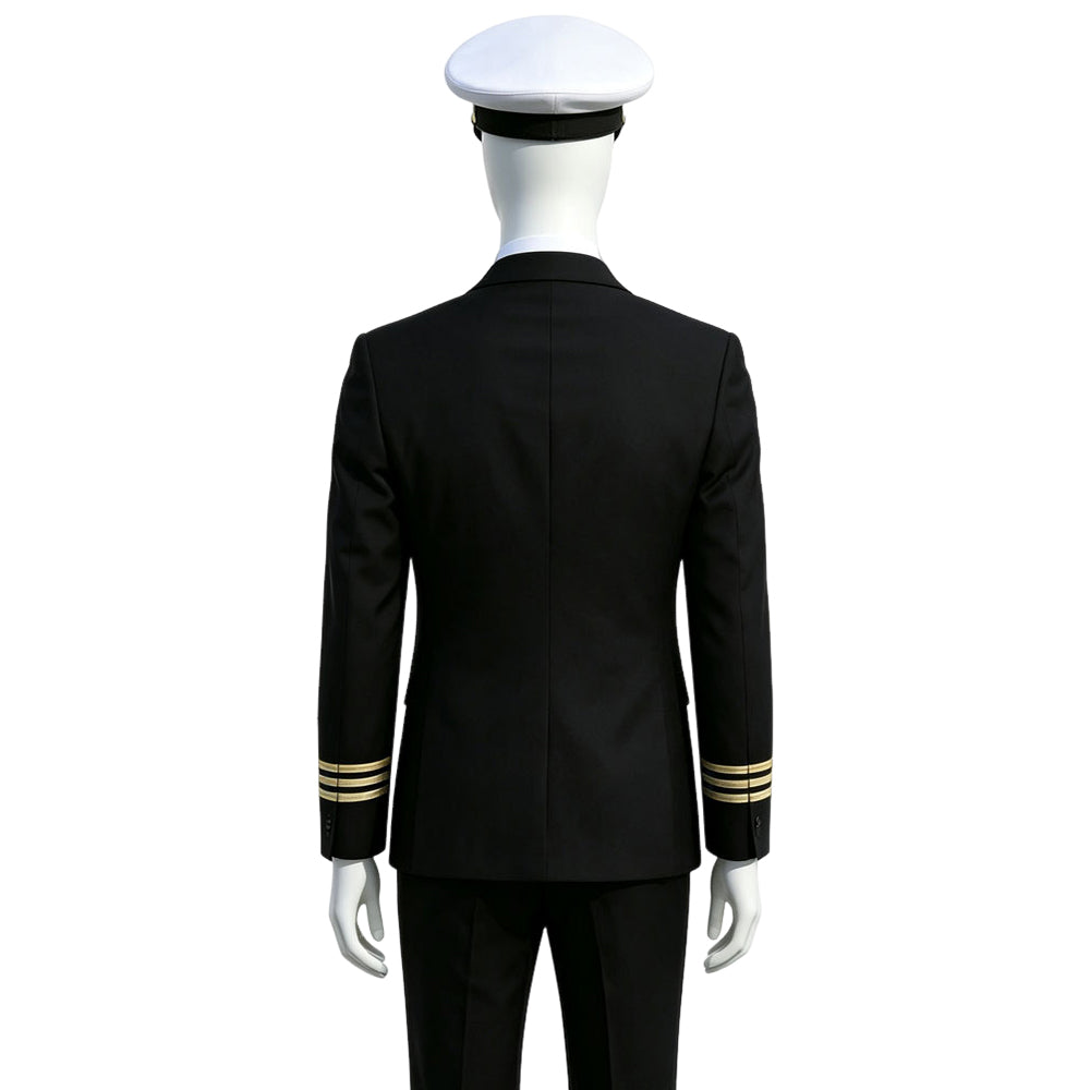 Frank Abagnale Jr. schwarz Kostüm Set Catch Me If You Can Frank Abagnale Jr. Cosplay Outfit