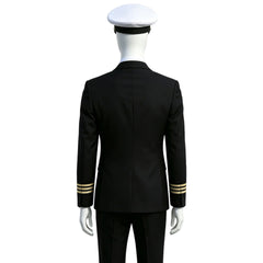 Frank Abagnale Jr. schwarz Kostüm Set Catch Me If You Can Frank Abagnale Jr. Cosplay Outfit