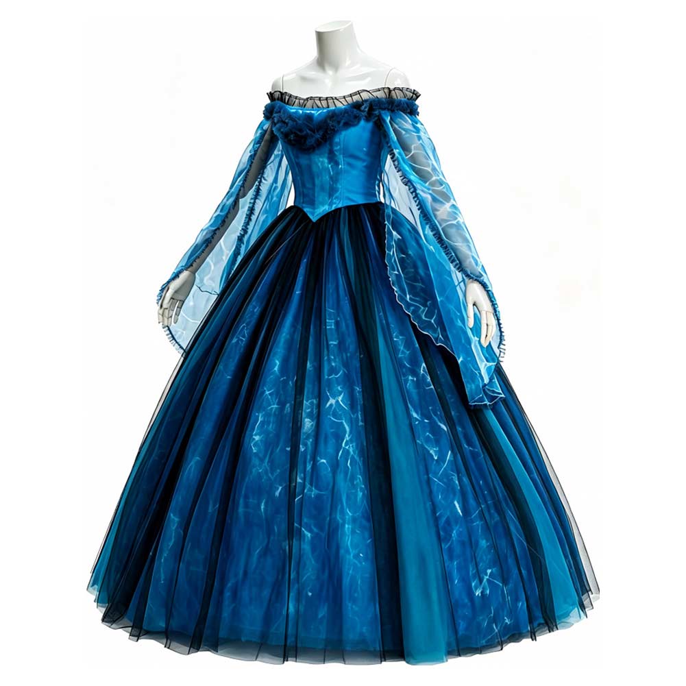Frankenstein Elizabeth Harlander blau Kleid Cosplay Kostüm