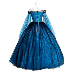 Frankenstein Elizabeth Harlander blau Kleid Cosplay Kostüm