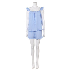 Freakier Friday Lily Davies blau Schlafanzug Cosplay Outfits