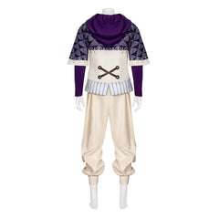 Fu Orostor lila Kostüm Set Gachiakuta Fu Orostor Cosplay Outfit