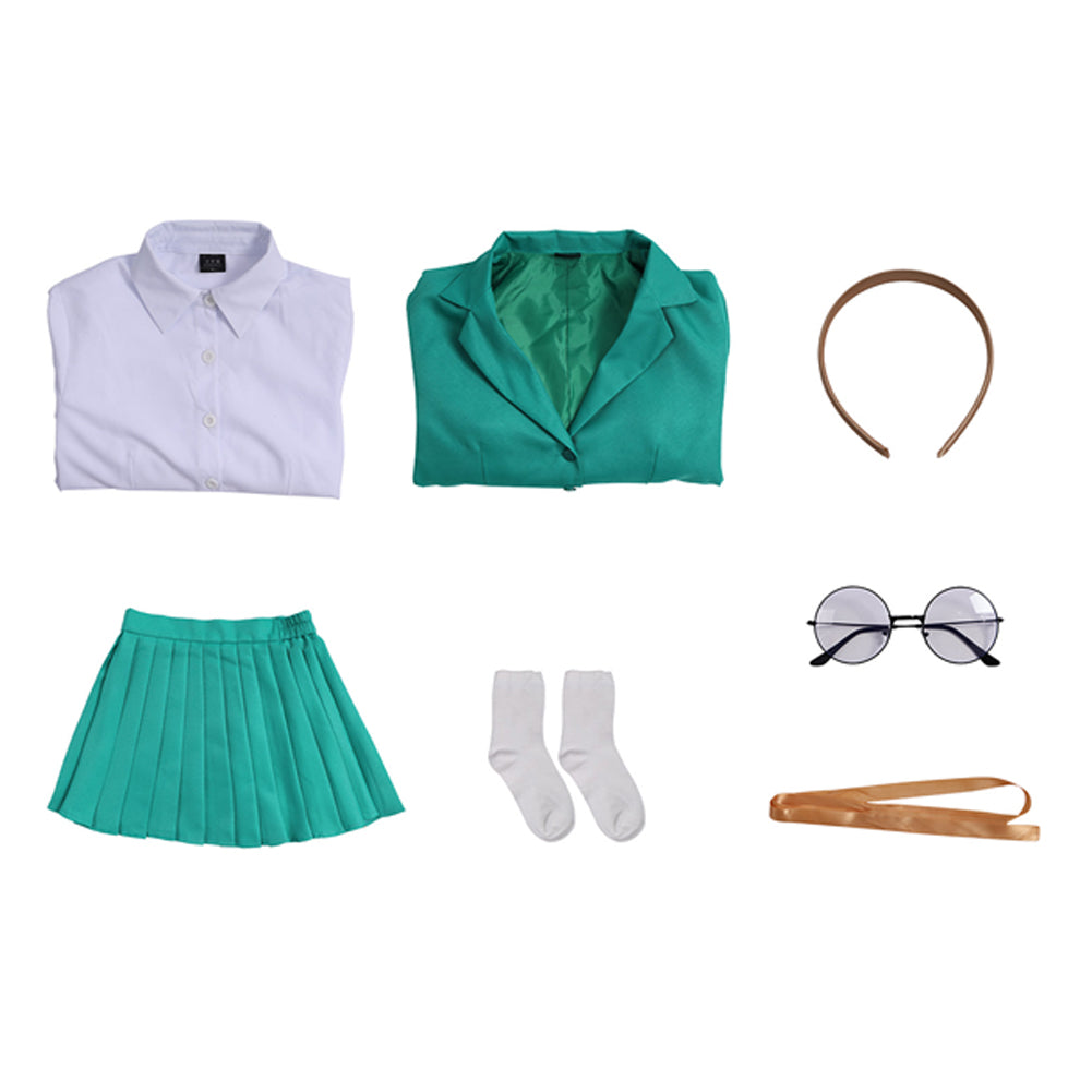 Fuu Hououji grün Kostüm Set Magic Knight Rayearth Fuu Hououji Cosplay Outfit