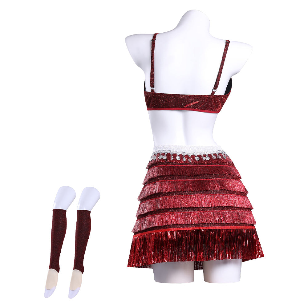 Gazelle rot Bühnenkostüm Zoomania Gazelle Cosplay Outfits