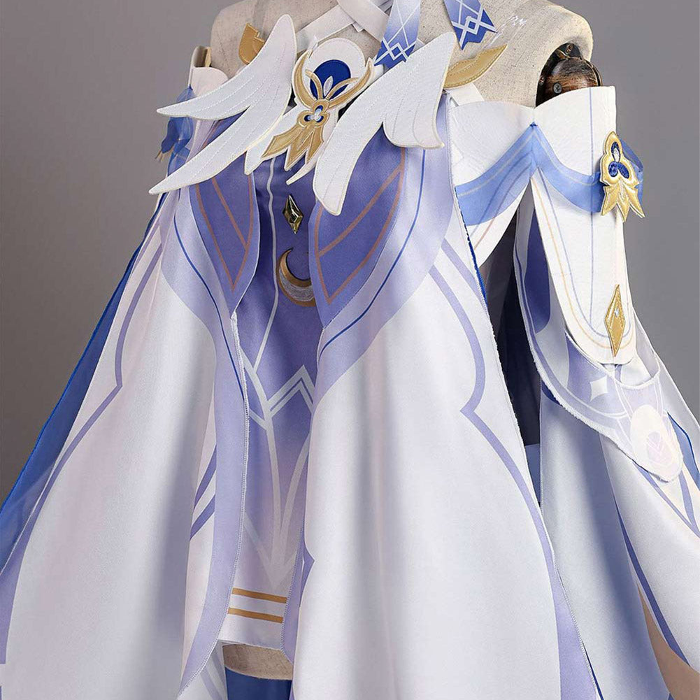 Genshin Impact Columbina Kostüm Halloween Karneval Party Cosplay Outfits