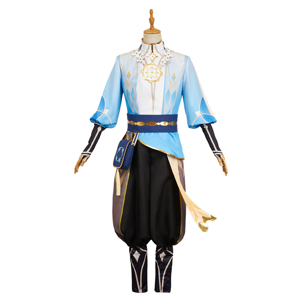 Genshin Impact Traveler Aether Cosplay Kostüm Outfits