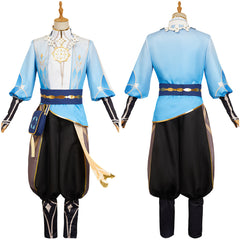 Genshin Impact Traveler Aether Cosplay Kostüm Outfits