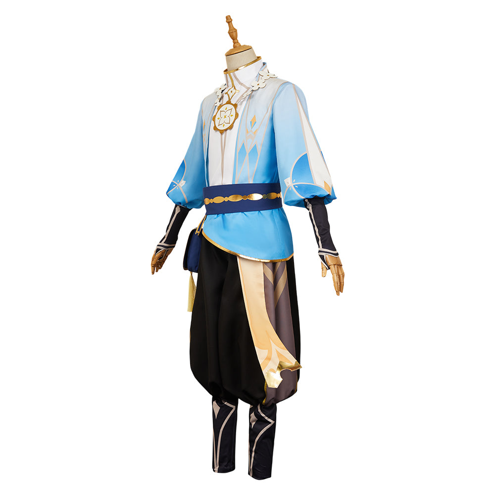 Genshin Impact Traveler Aether Cosplay Kostüm Outfits