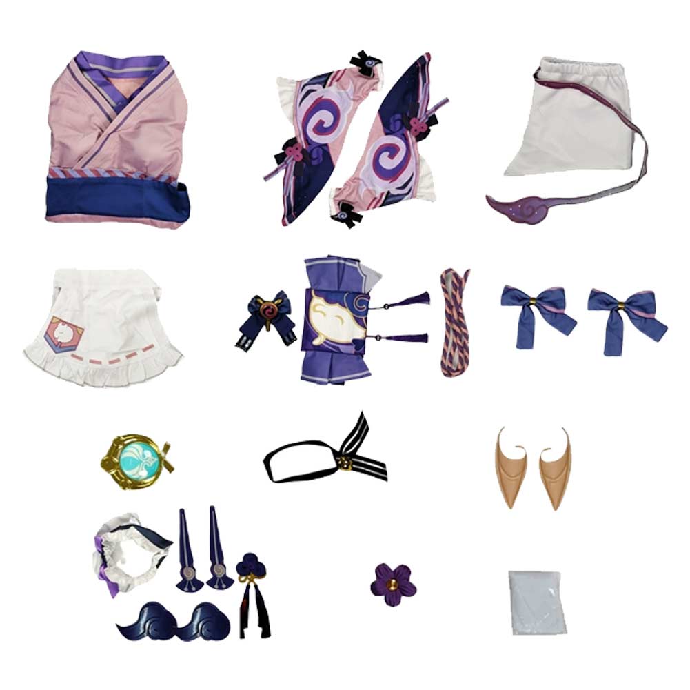 Genshin Impact Yumemizuki Mizuki Kostüm Cosplay Outfits