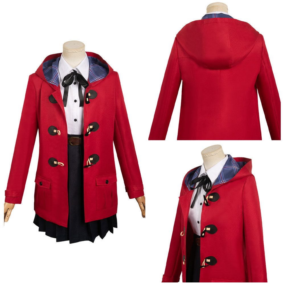 Girls Band Cry NINA ISERI rot Uniform Cosplay Kostüm Set