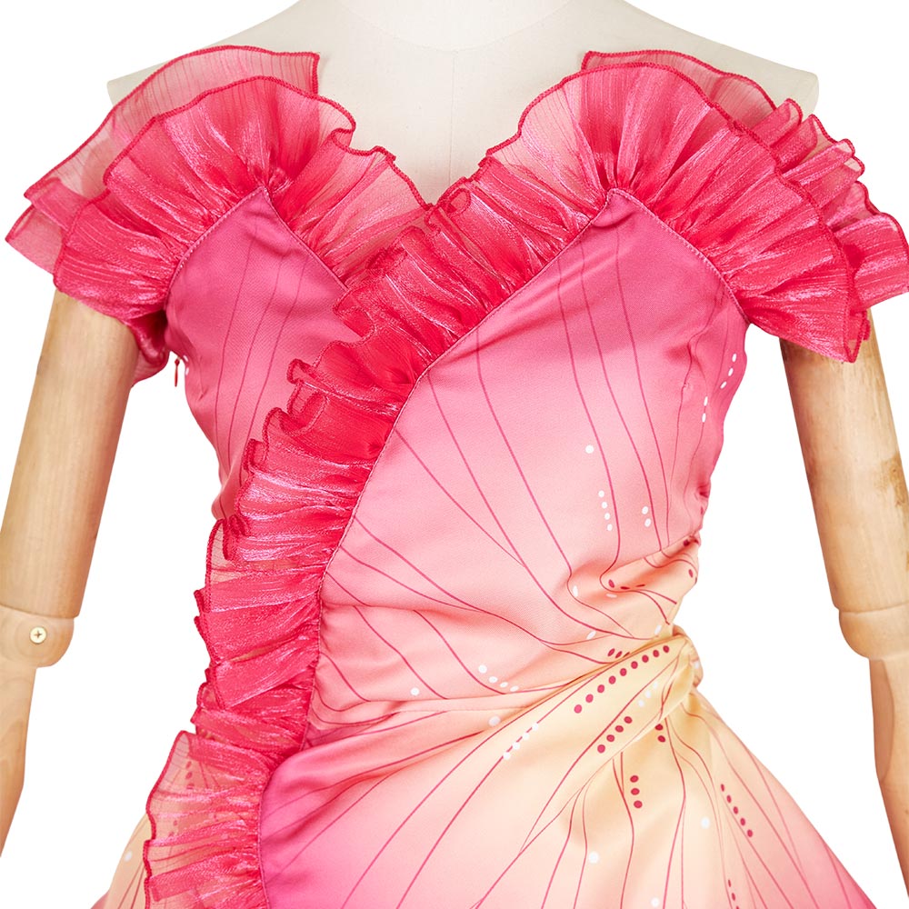 Glinda Damen rosa Kleid Wicked Glinda Cosplay Kostüm