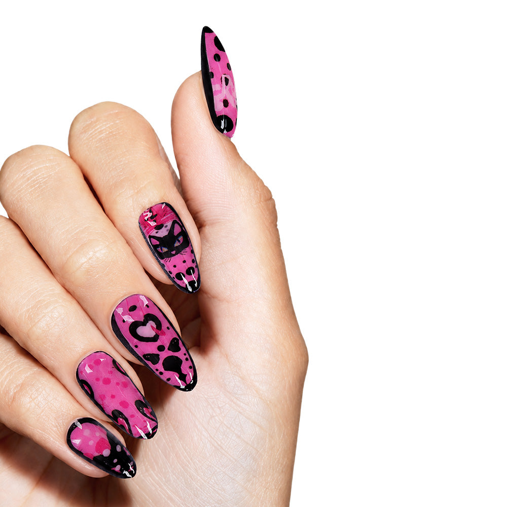 Grease: Rise of the Pink Ladies Pink‑Lady künstliche Fingernägel Cosplay Requisite