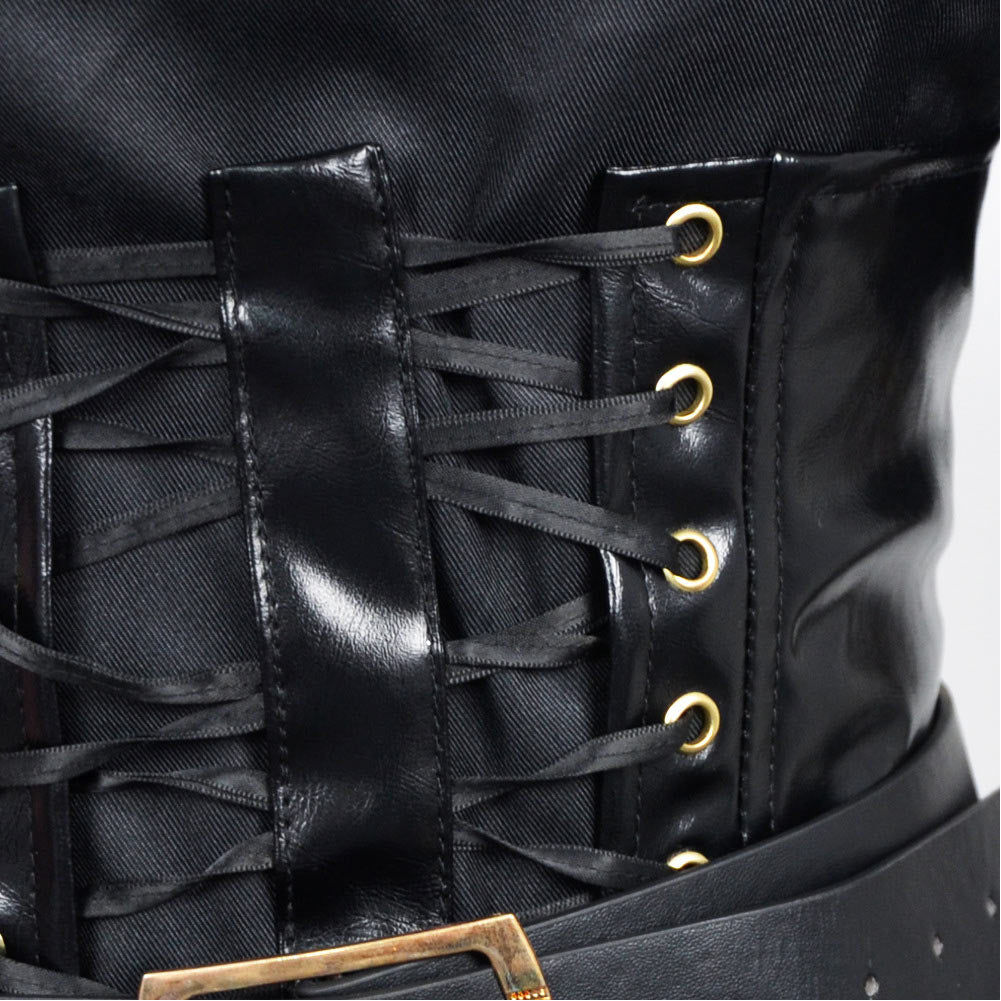 Grok Ani Mädchen schwarz Kleid Cosplay Kostüm