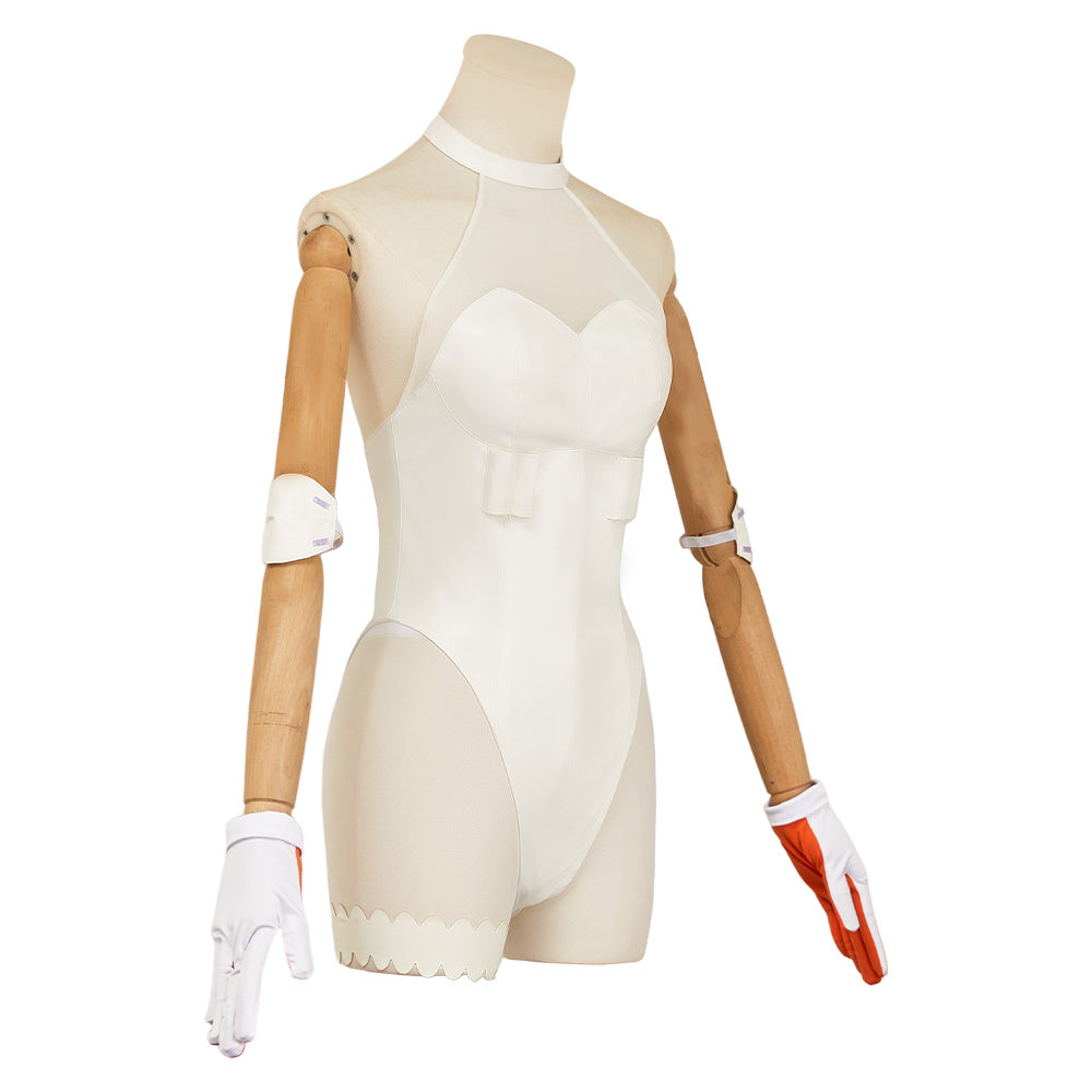 Gunsmith Bitch weiß Outfits New Panty & Stocking with Garterbelt(2025) Gunsmith Cosplay Kostüm