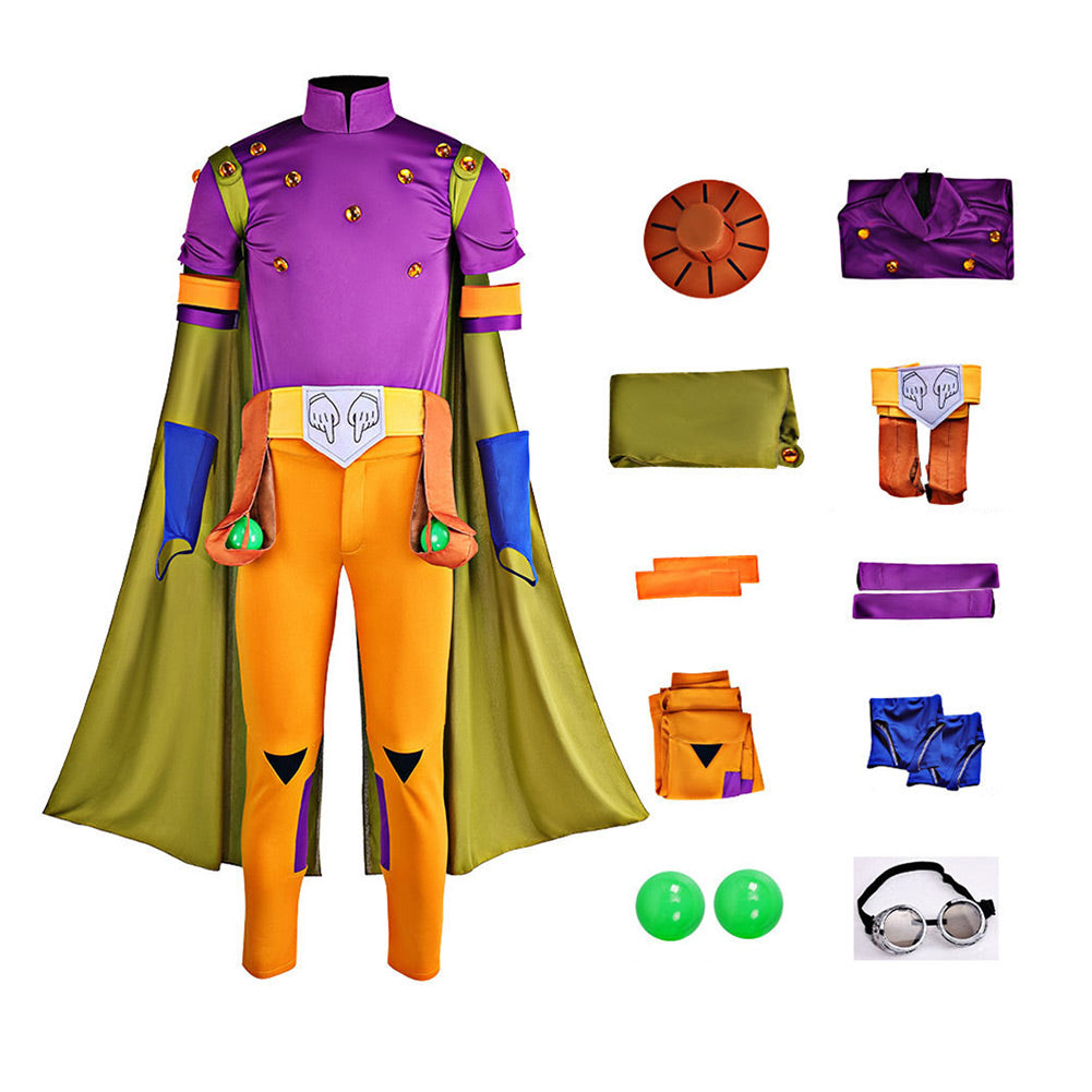 Gyro Zeppeli Kostüm Set JoJo‘s Bizarre Adventure Cosplay Outfit