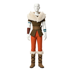 Hampton Squib braun Kostüm Set Golden Axe Hampton Squib Cosplay Outfit
