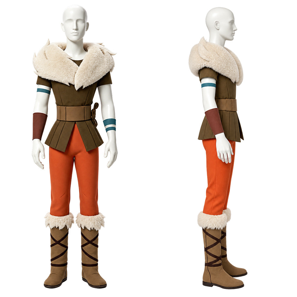 Hampton Squib braun Kostüm Set Golden Axe Hampton Squib Cosplay Outfit
