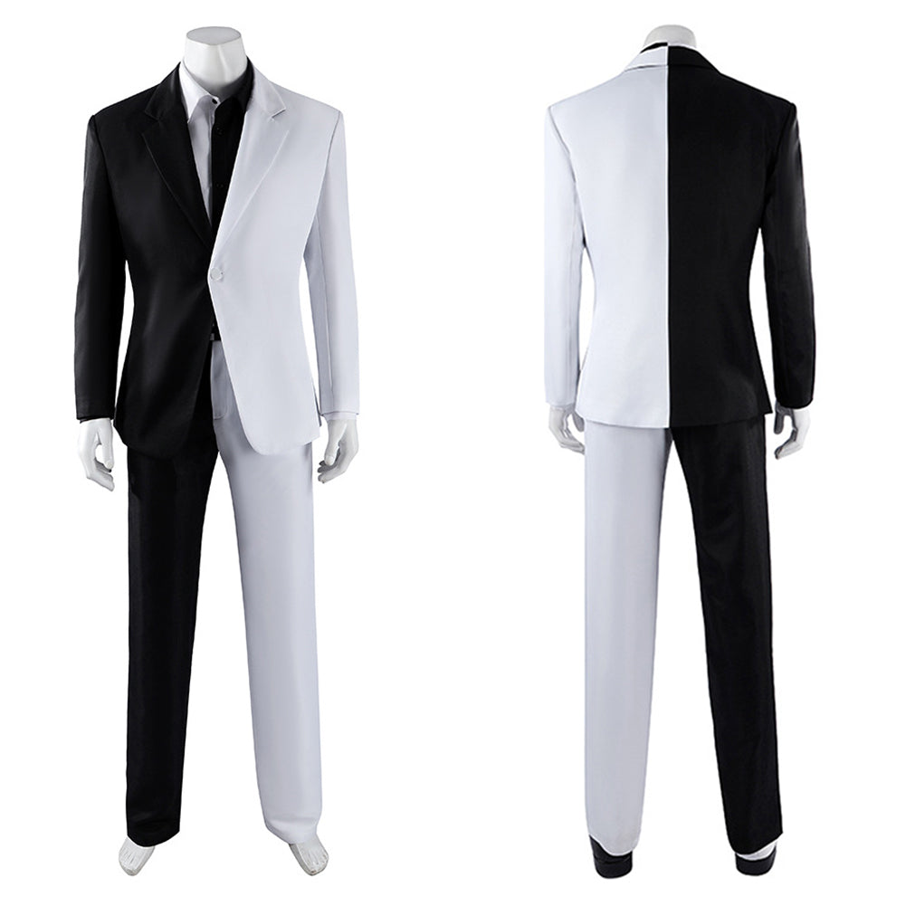 Harvey Dent  weiß schwarz Kostüm Set Absolute Two-Face Harvey Dent Cosplay Outfit