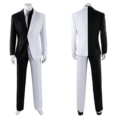 Harvey Dent  weiß schwarz Kostüm Set Absolute Two-Face Harvey Dent Cosplay Outfit