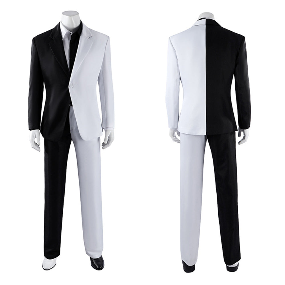Harvey Dent  weiß schwarz Kostüm Set Absolute Two-Face Harvey Dent Cosplay Outfit