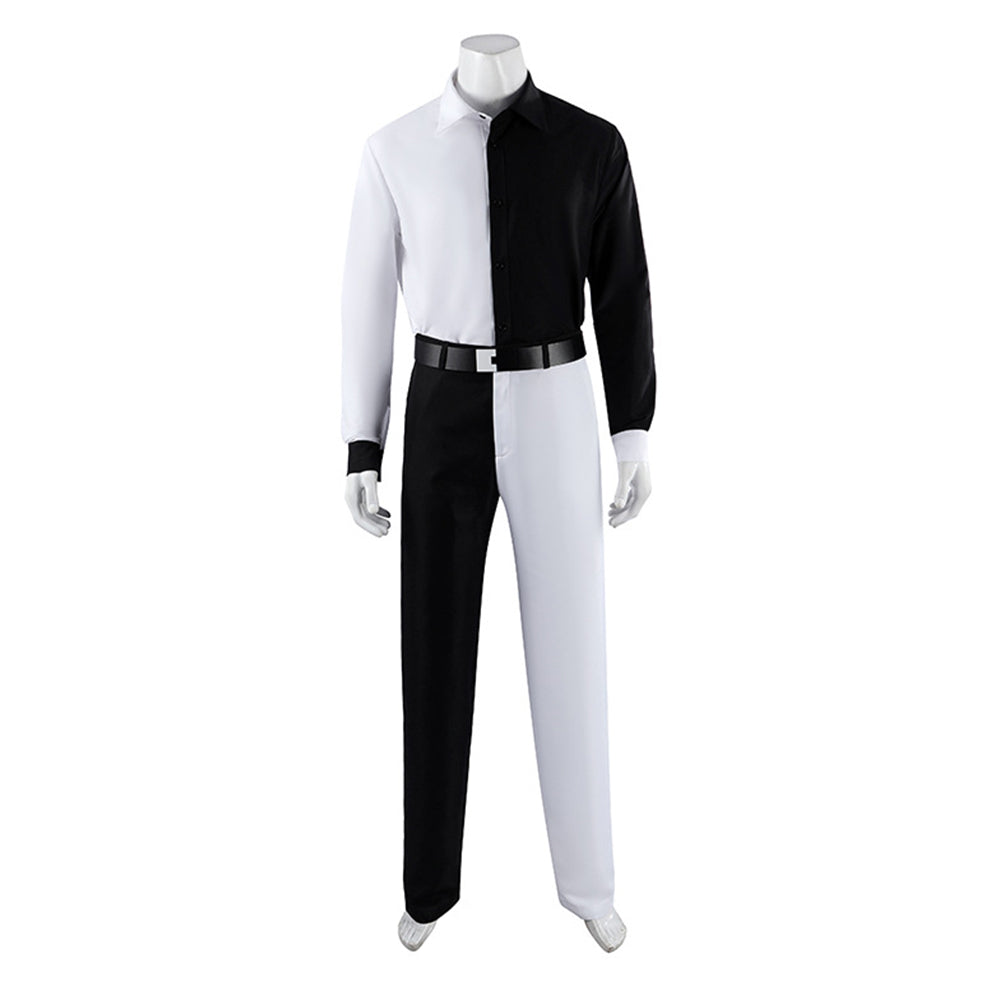 Harvey Dent  weiß schwarz Kostüm Set Absolute Two-Face Harvey Dent Cosplay Outfit