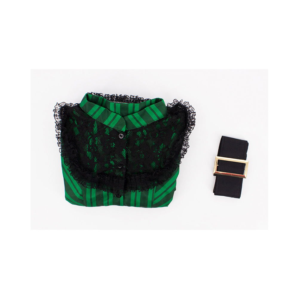 Haunted Mansion Maid grün Dienstmädchen Outfit Cosplay Kostüm