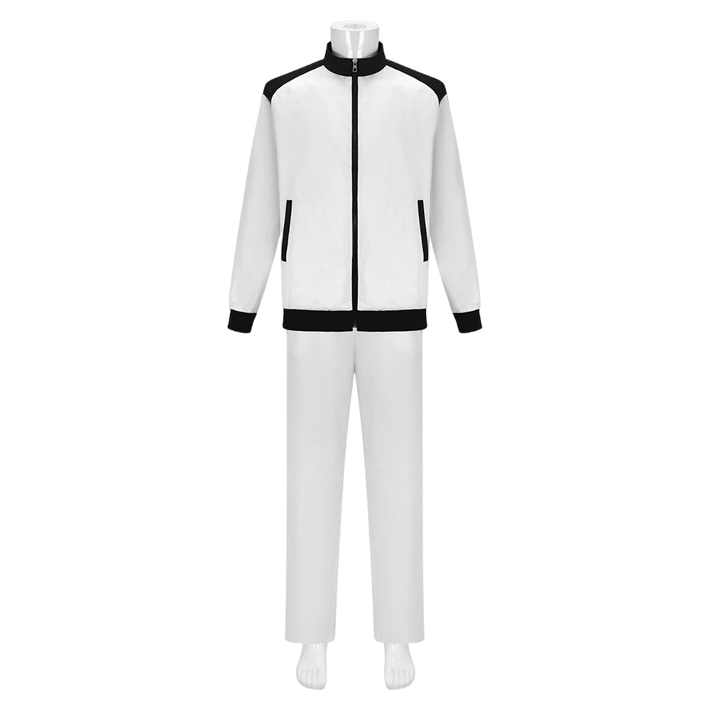Haymitch Abernathy weiß Kostüm Set The Hunger Games: Sunrise on the Reaping Haymitch Abernathy Cosplay Outfit