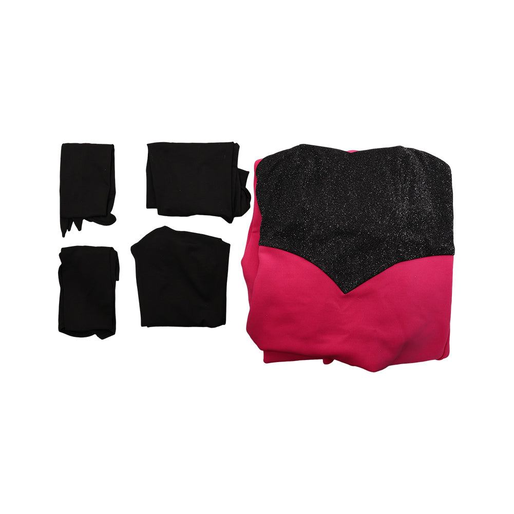 Hazbin Hotel 2025 Angel Dust rot Kleid Anthony Cosplay Kostüm