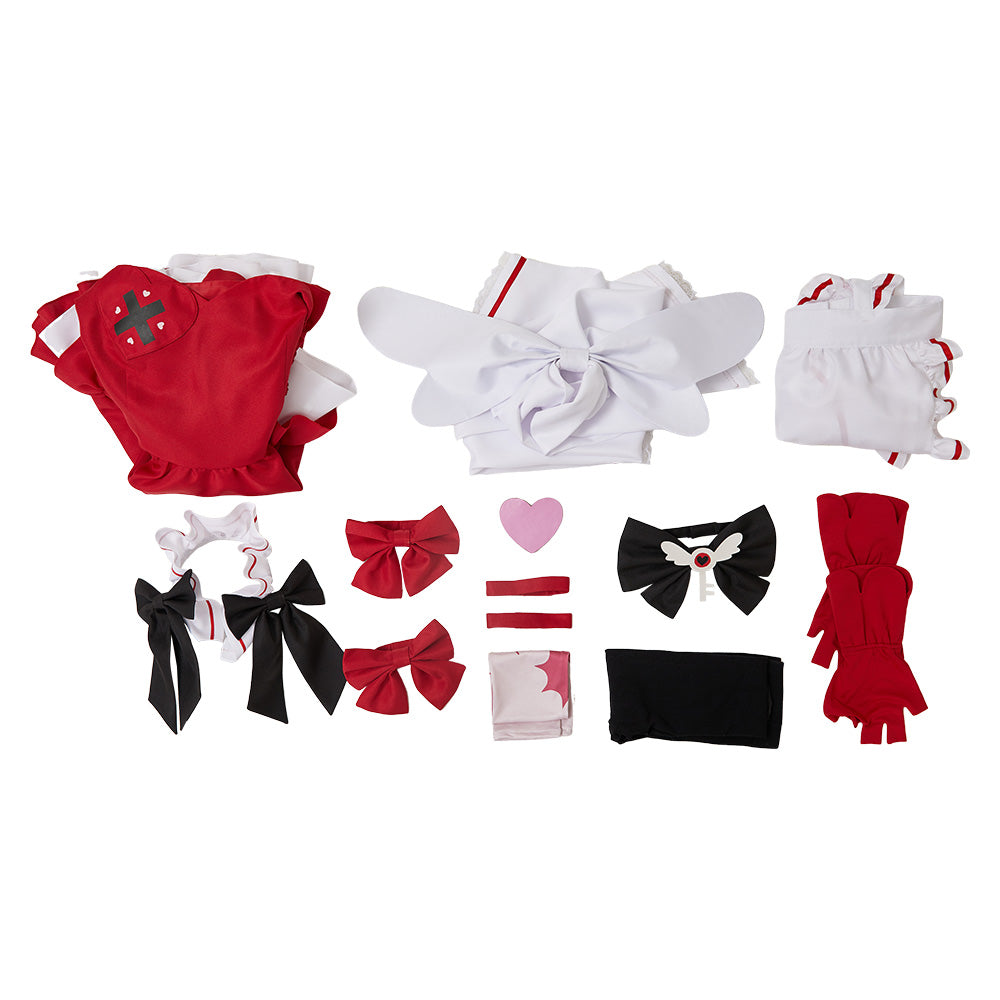 Hazbin Hotel 2025 Cherri Bomb Dienstmädchen Outfits Hellaverse Missy Cosplay Kostüm