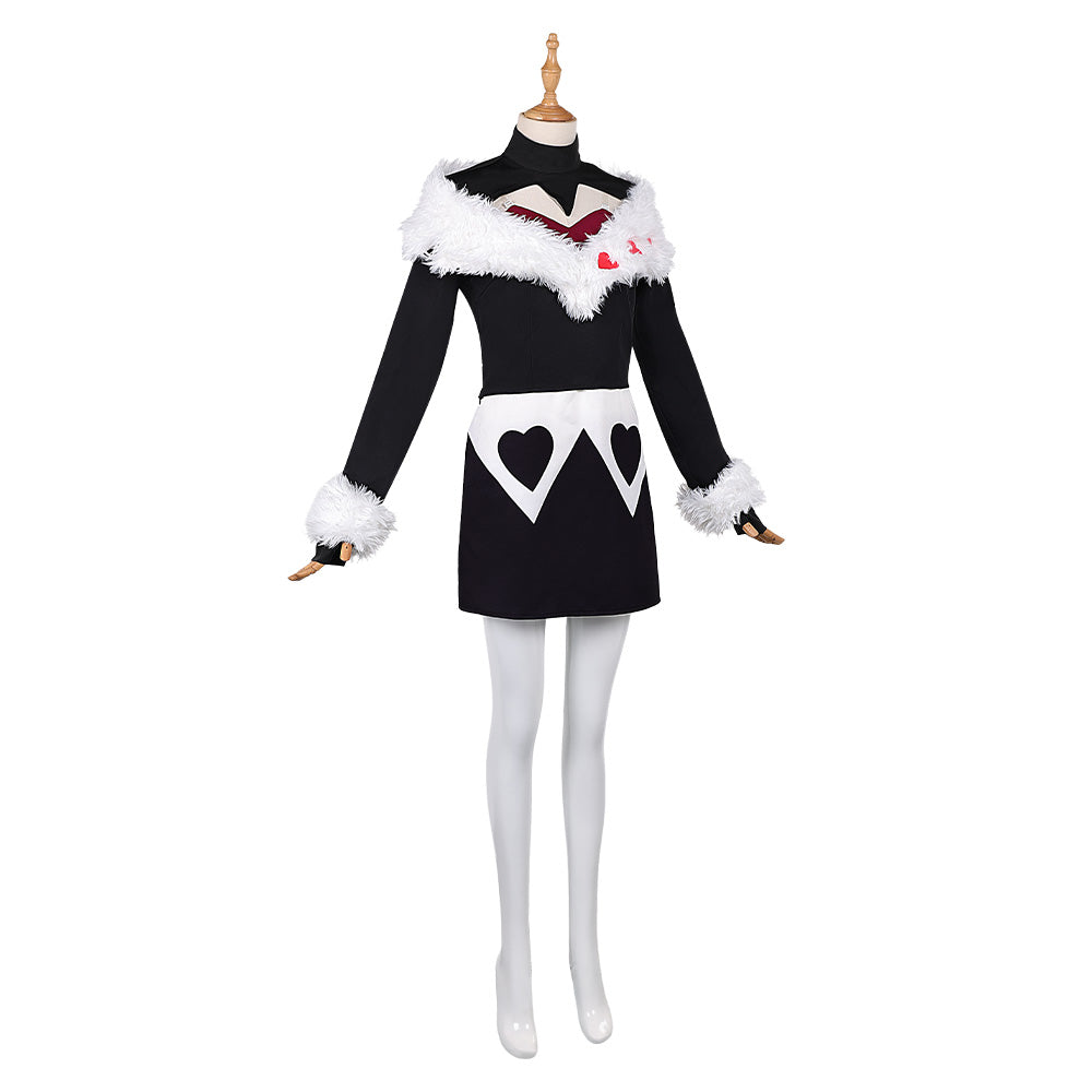 Hazbin Hotel 2025 Velvette schwarz Kostüm Set Velvet Cosplay Outfits