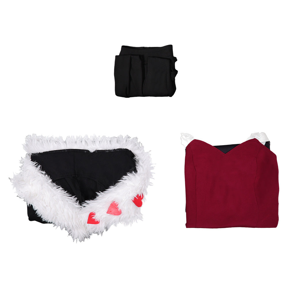 Hazbin Hotel 2025 Velvette schwarz Kostüm Set Velvet Cosplay Outfits