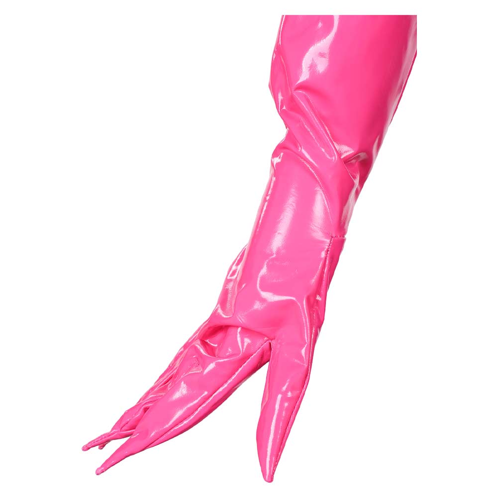 Hazbin Hotel Angel Dust rosa Outfit Anthony Cosplay Kostüm Set