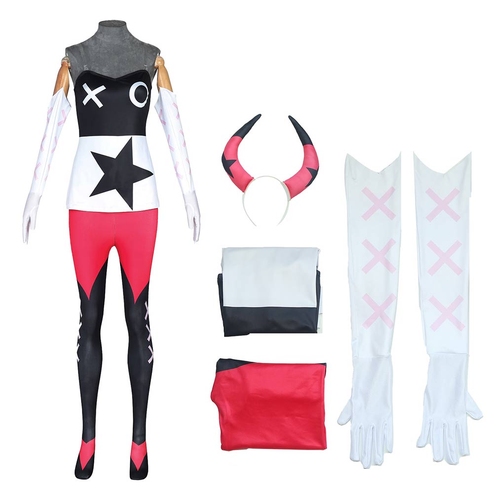 Hazbin Hotel Verosika Mayday Cosplay Kostüm Outfits