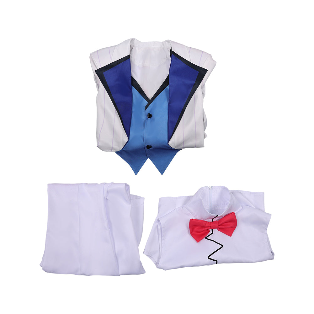 Hazbin Hotel Vox Hellaverse Vincent weiß Kostüm Cosplay Outfits