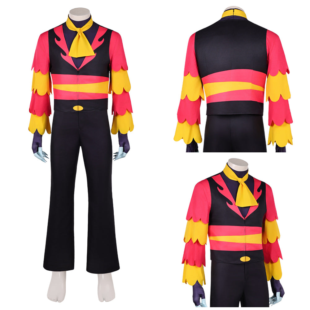 Hazbin Hotel Vox spanisches Kostüm Set Vincent Whittman Cosplay Outfit	