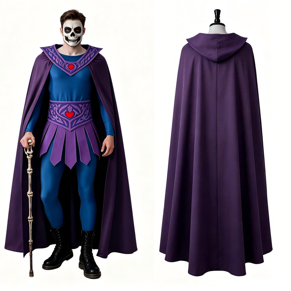 He-Man lila blau Kostüm Set Masters of the Universe Cosplay Outfit
